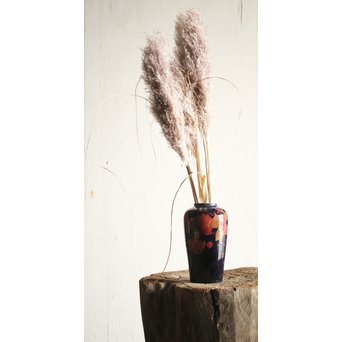 英国アンティーク アールヌーヴォー ムーアクラフト窯 花瓶