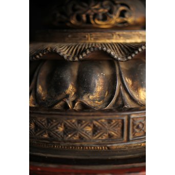 仏教美術 木彫阿弥陀如来坐像　X248 