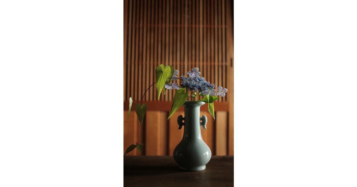 二代 諏訪蘇山 南宋青磁一輪生 P199｜骨董店 のびる 古美術 骨董 和風