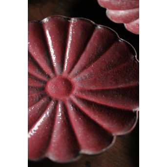 菊型七宝菓子皿 6枚　Y027 