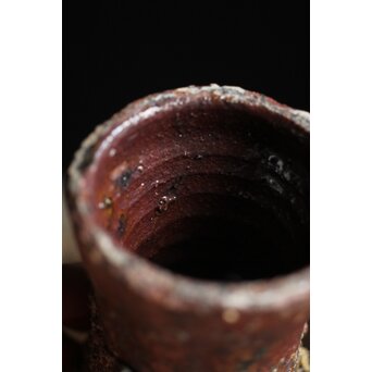 古陶磁 窯道具サヤ 小花器2点　P212 