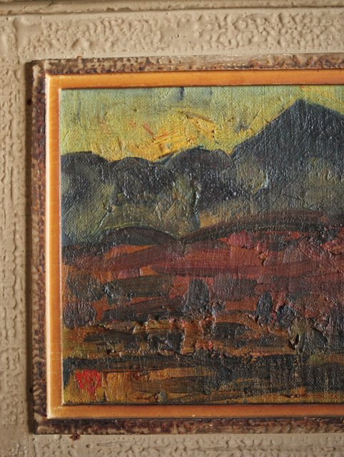 油絵！日本画家・関四郎五郎・1967年佐渡・姫崎の岩 - 美術品