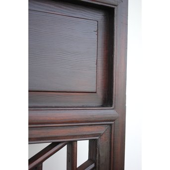 李朝/朝鮮 氷裂紋組子建具/ドア　L1043 