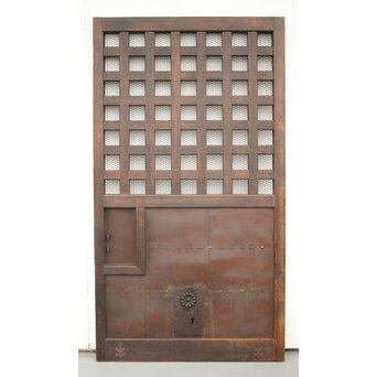 升格子 銅板張の蔵戸　W023