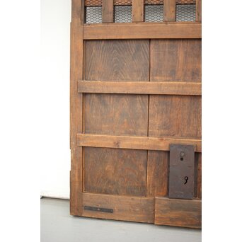 升格子 銅板張の蔵戸　W023 