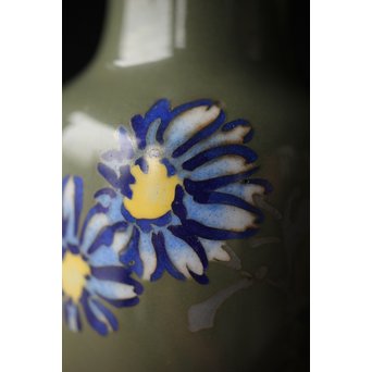 日本画風 七宝一輪挿小花瓶　Y029 