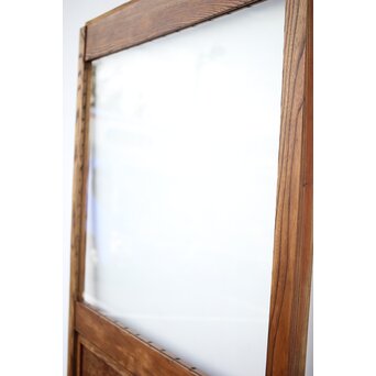 大ガラス 玉杢欅の蔵戸　W033 