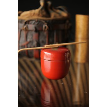 旅茶碗一式と竹籠　U267 