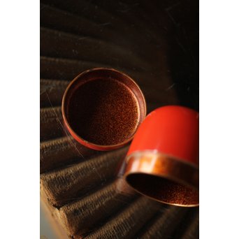 旅茶碗一式と竹籠　U267 