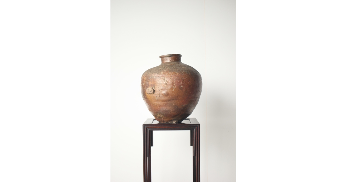 古信楽 壺 P308｜骨董店 のびる 古美術 骨董 和風建具 蔵戸 買取