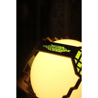 緑色ダイアガラス アールデコ照明　A005 