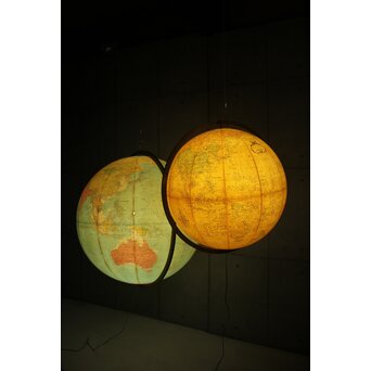 Replogle リプルーグル ディプロマット型 ブルーオーシャン地図 地球儀　U280 