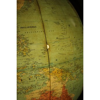 Replogle リプルーグル ディプロマット型 ブルーオーシャン地図 地球儀　U280 