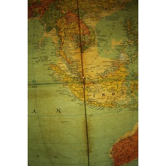 Replogle リプルーグル ディプロマット型 ブルーオーシャン地図 地球儀　U280 