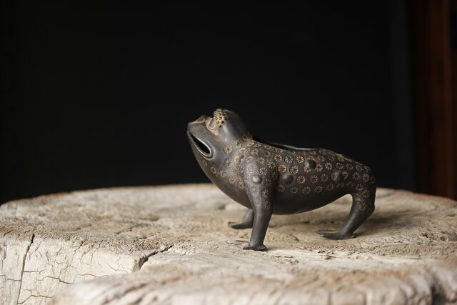 蛙 カエル 香炉（1739年 現・鹿児島県にて製作）稀少珍品 骨董品 
