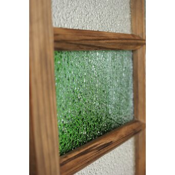 多種ガラス 細分割 緑色ガラス建具 4枚1組　GD0104Y 