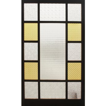 黄色ガラスのドア　GD0113 