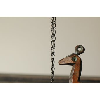 砂澤ビッキ 幸福の鳥 木彫　X370 