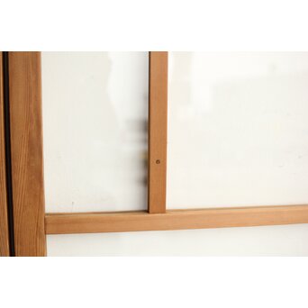 卍デザインクリアガラス小窓 2枚1組　GD0132 