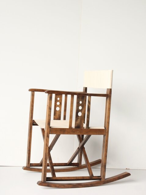 ヤマハ折り畳み式文化椅子ロッキングチェアー T452｜骨董店 のびる 古 ...