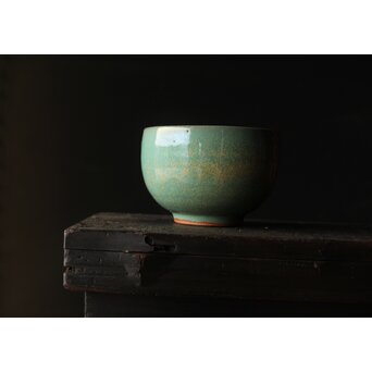 小杉焼 青磁茶碗　P371
