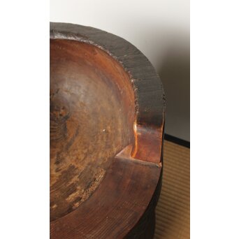民藝 欅の臼の椅子　X388 