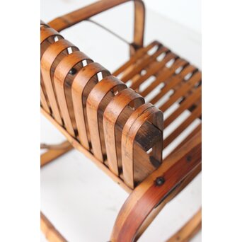 シバヤマ産業 バンブーキッズチェアー 竹椅子　U318 