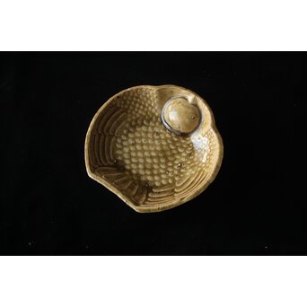 萬古焼 ふくら雀 小皿五客　P395 