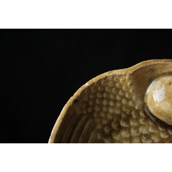 萬古焼 ふくら雀 小皿五客　P395 