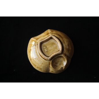 萬古焼 ふくら雀 小皿五客　P395 