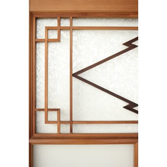 松皮菱組子 色ガラスの建具　GD0189 