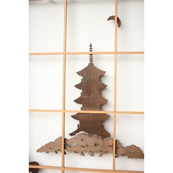 奈良風景 五重塔と鹿 書院 2枚1組　R0364 