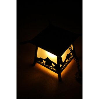 波千鳥 銅灯籠照明　A082 
