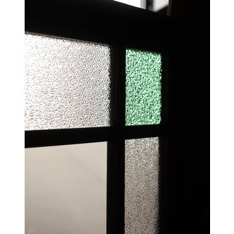 総欅 色ガラスドア　GD0213Y 