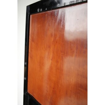 黒枠 虎斑 巨大一枚板の帯戸　B1070 