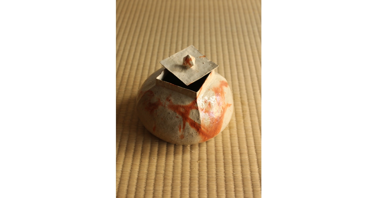小森松庵 備前 水指 P489｜骨董店 のびる 古美術 骨董 和風建具 蔵戸