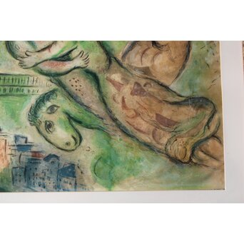 Marc Chagall マルク シャガール ソルリエ版 リトグラフ「ロミオとジュリエット」Z585 