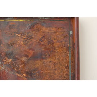 立山崇「天使の手鏡」銅板油彩　Z604 