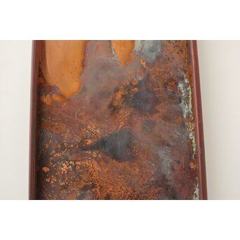 立山崇「天使の手鏡」銅板油彩　Z604 