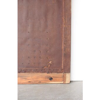 鉄板腰板 格子蔵戸　W0190 