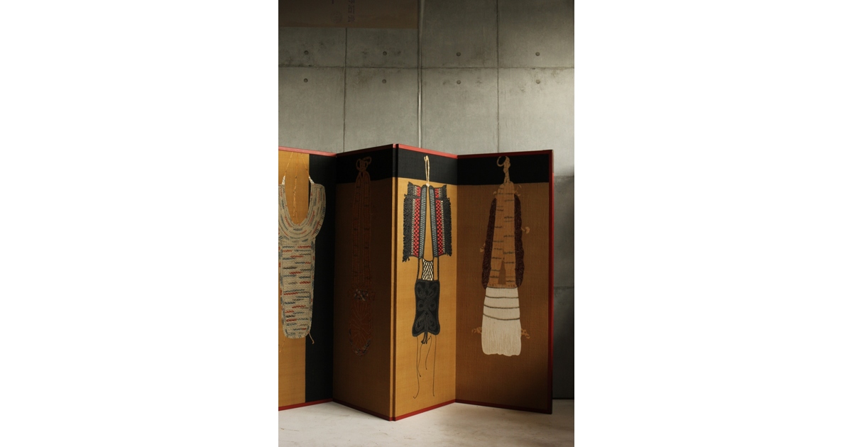 六つ折り屏風　古美術品　アンティーク＜25b18＞ 能画四十八景 六曲一双屏風』 屏風の販売 [古美術こもれび]