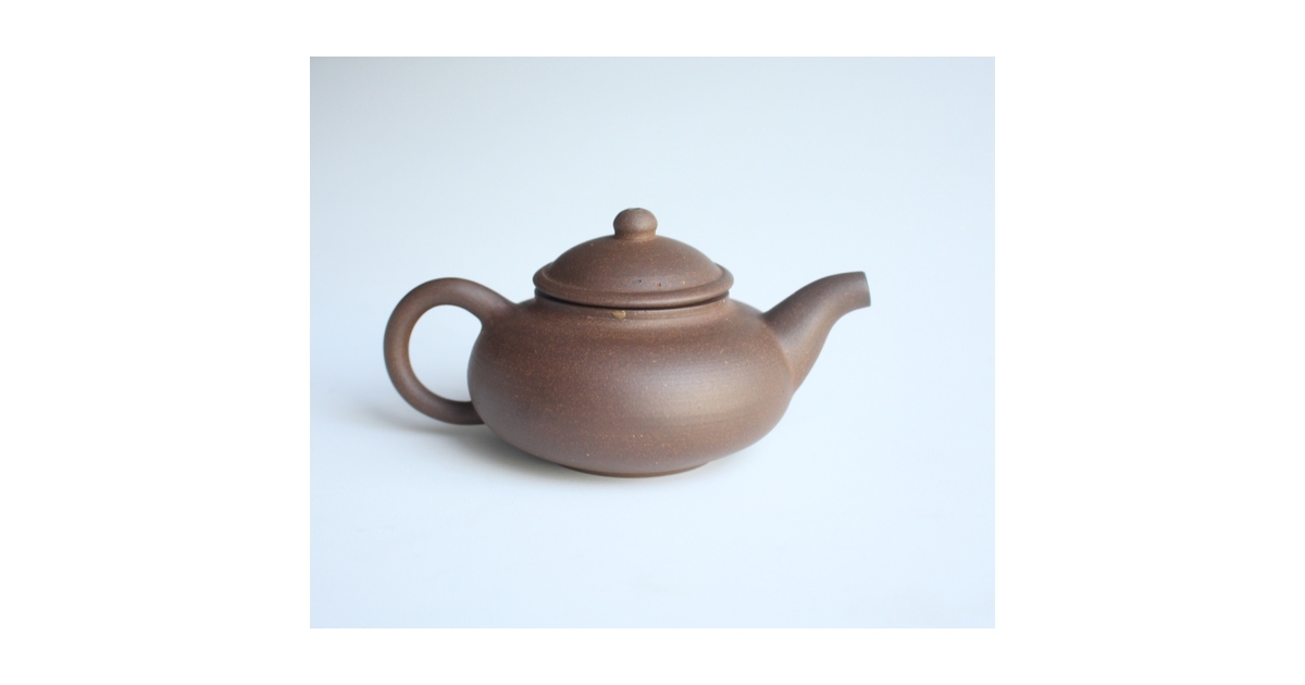 急須　一光作 柴田一光 常滑焼 後手紫泥急須 P594｜骨董店 のびる 古美術 骨董 和風