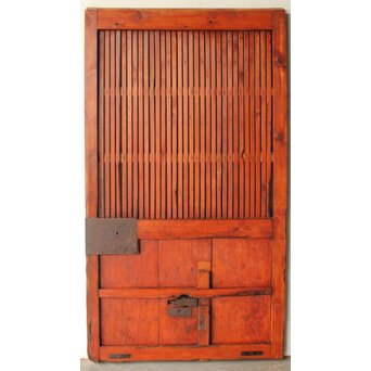 巾着金具格子蔵戸　W0242 ウラ