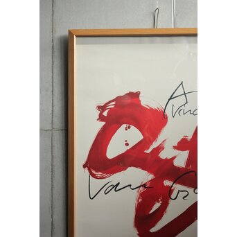 アントニ タピエス Antoni Tàpies【Homage to Vincent van Gogh】1988年版ポスター　Z825 