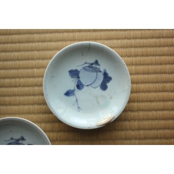 初期伊万里 小皿 5枚 果実文　P636 