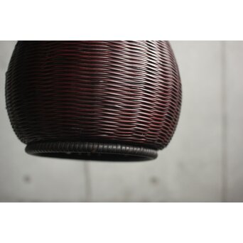 二代 前田竹房斎 磁器写竹籠　U412 