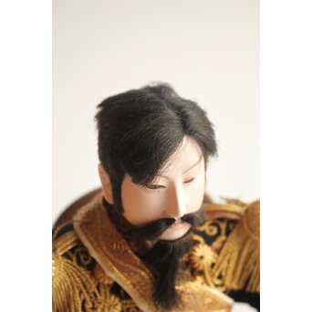 京都丸平 大木平蔵 大将人形 明治天皇陛下 共箱　U420 