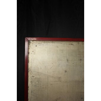 秋草に雀 銀屏風 六曲半双　Z932 