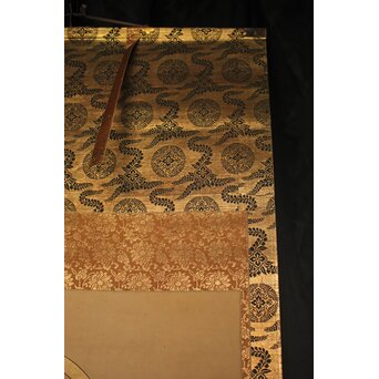 阿弥陀如来 来迎図 紙本掛軸　Z933 