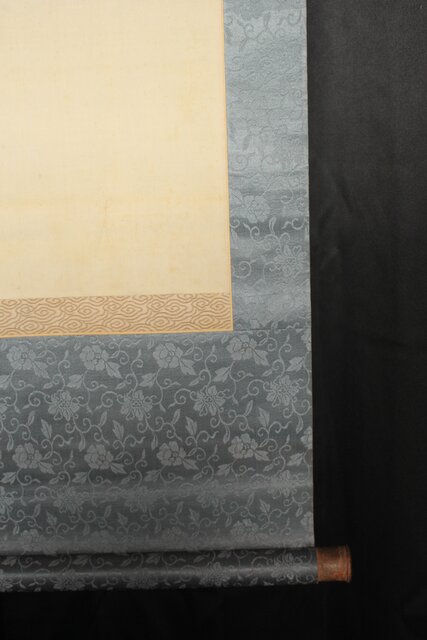 掛軸　水鶏(くいな) 渡辺清作　鑑定箱書付　共箱　紙箱　S936KJ 掛軸 水鶏(くいな) 渡辺清作 鑑定箱書付 共箱 紙箱 S936KJ